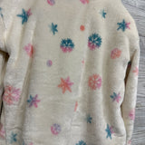 2 Pc LS Plush PJs Snowflakes 14-16