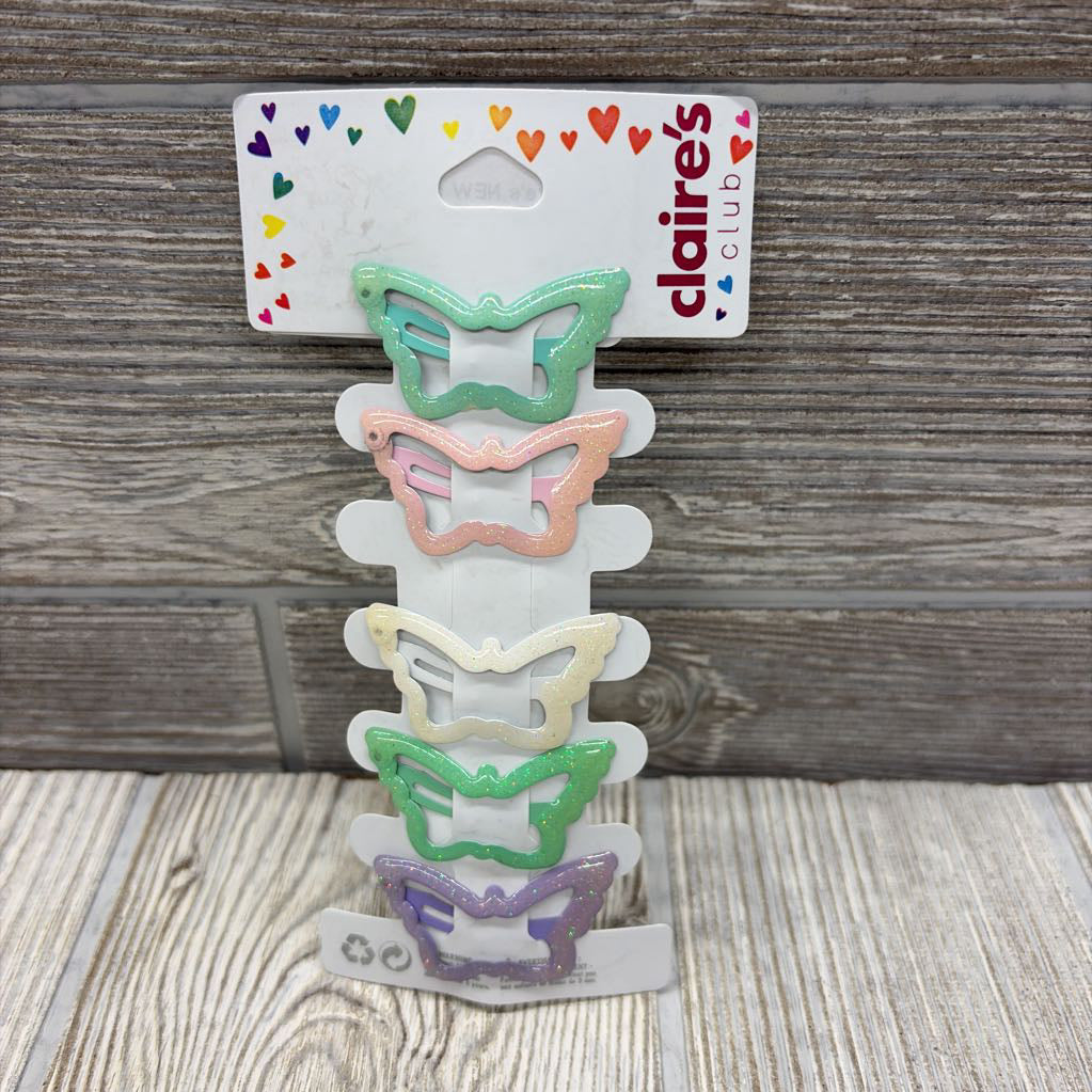 NEW 5Pk Butterfly Clips
