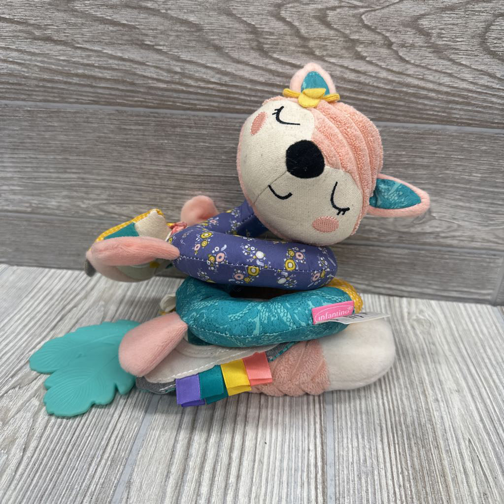 Spiral Car Seat Toy Fox