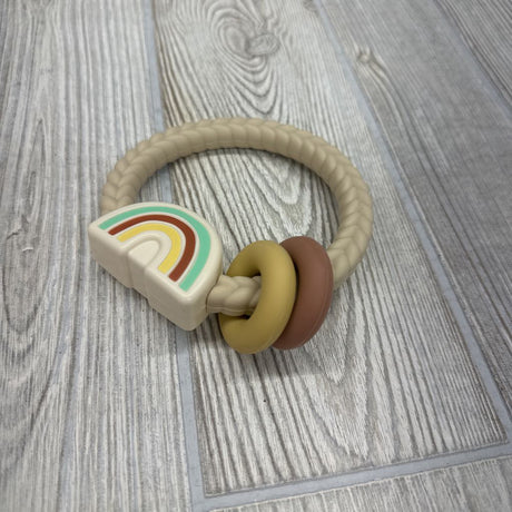 Rattle & Ring Rainbow Teether