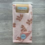 NEW Plush Blanket Flowers