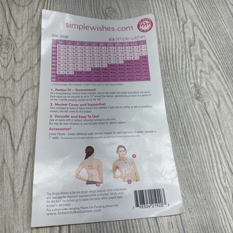NEW D Lite Hands Free Pumping Bra XS-Large
