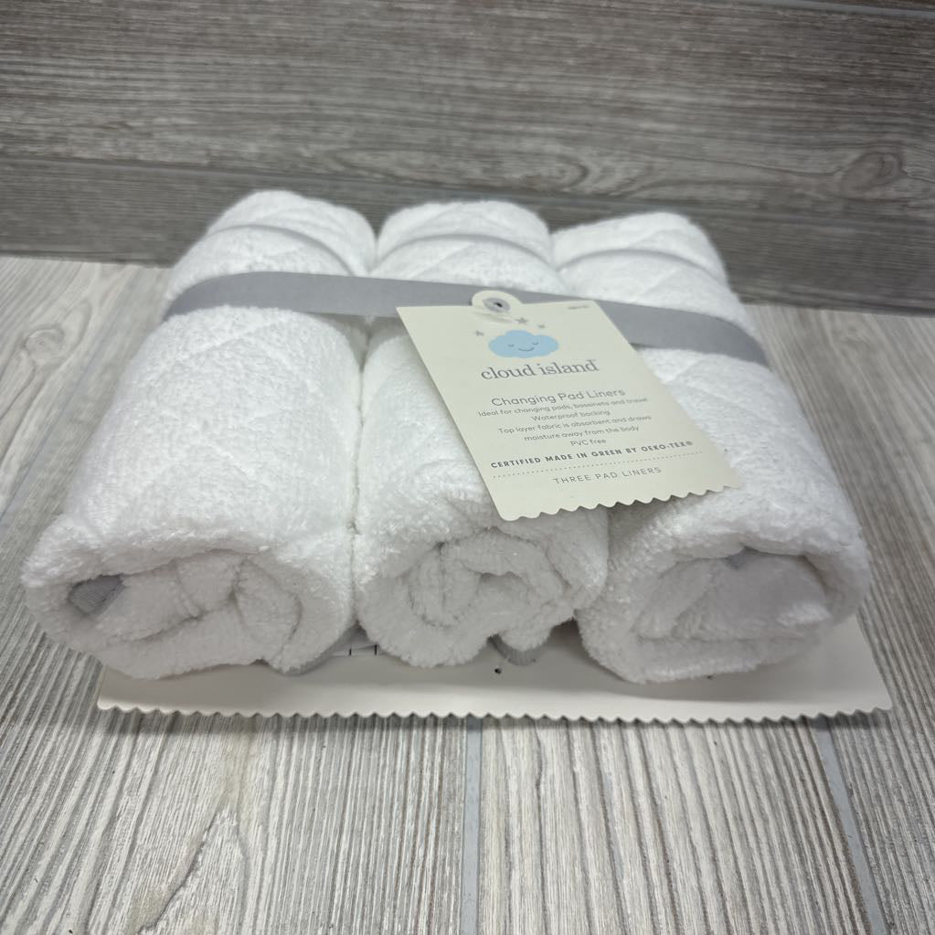 NEW 3 Pk Changing Pad Liners