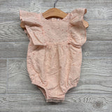 Eyelet Romper Ruffles 12M