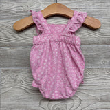 Tank Top Bubble Romper Flowers NB