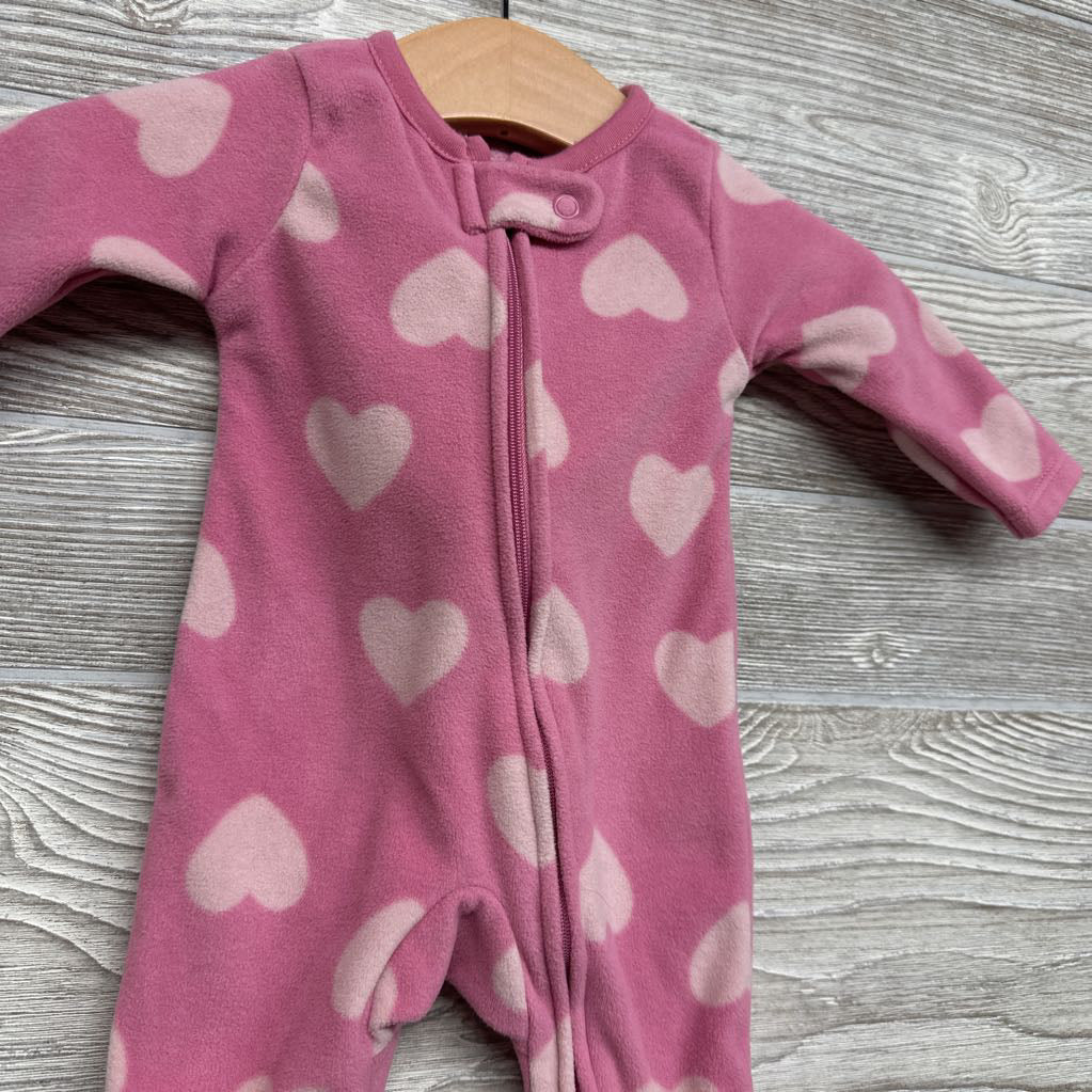 Blanket Sleeper Hearts NB