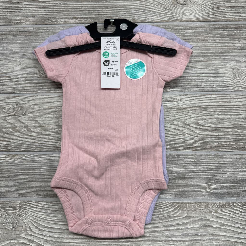 NEW 2 Pk Ribbed Bodysuit NB