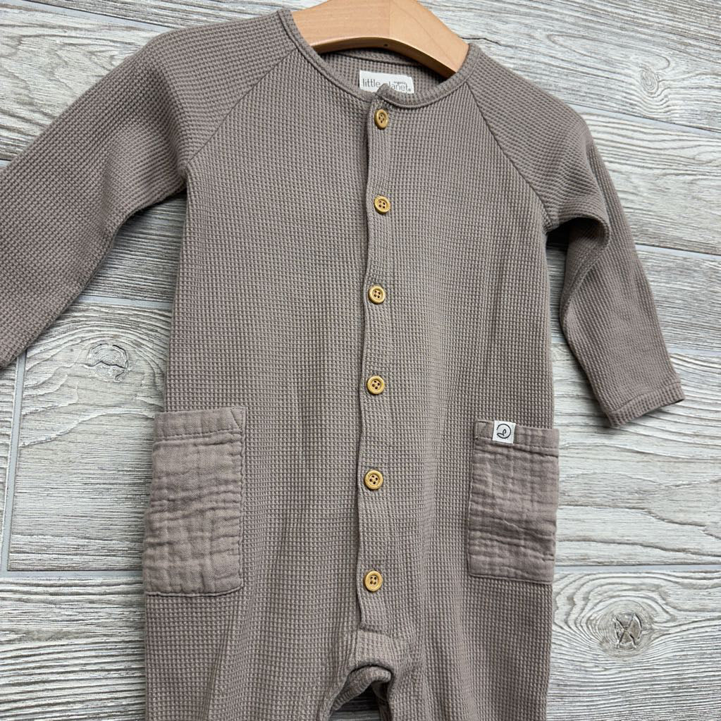 Organic Waffle Knit Outfit Pockets 18M