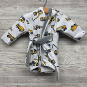 Construction Equipment Plush Lined Robe 6-12M