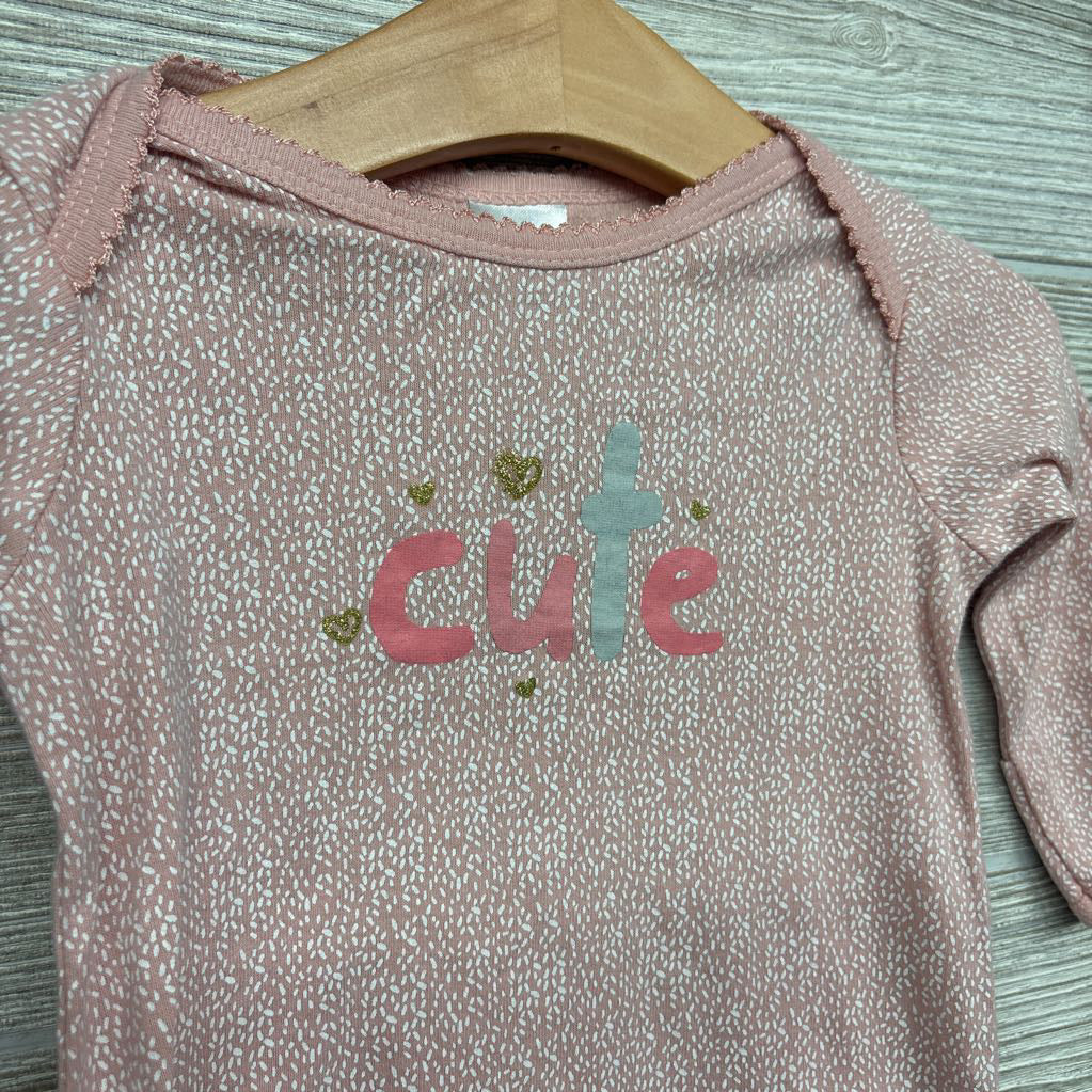Pj Gown Cute 0-6M