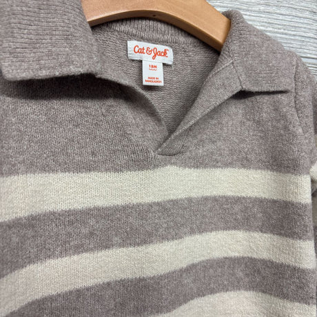 V Neck Sweater Stripes 18M
