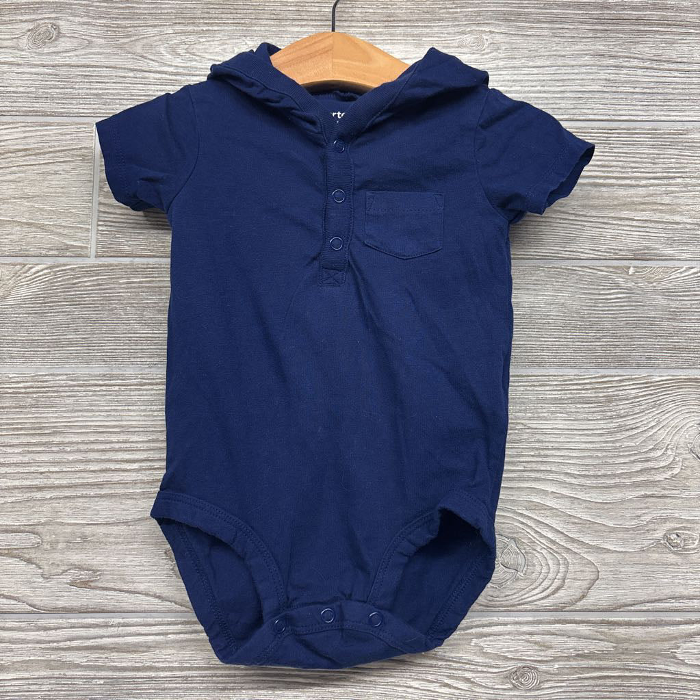 Pocket Henley W/ Hood 12M