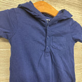 Pocket Henley W/ Hood 12M