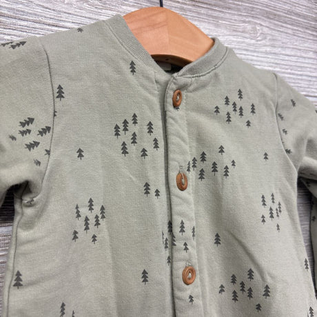 Button Up Outfit Trees 12-18M