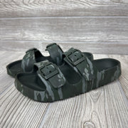 Camo Slide Sandals 4y