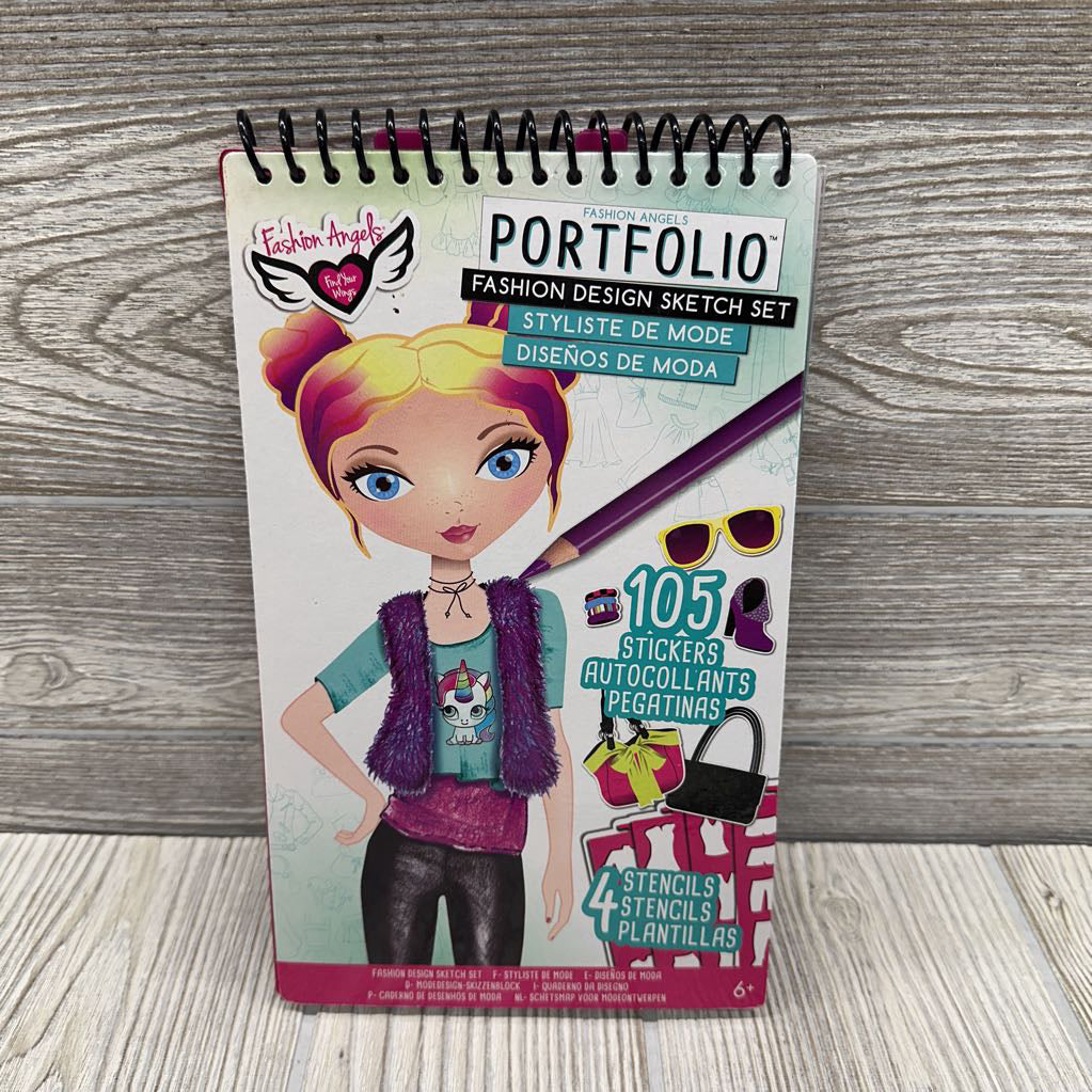 NEW Portfolio Fashion Design Sketch Set