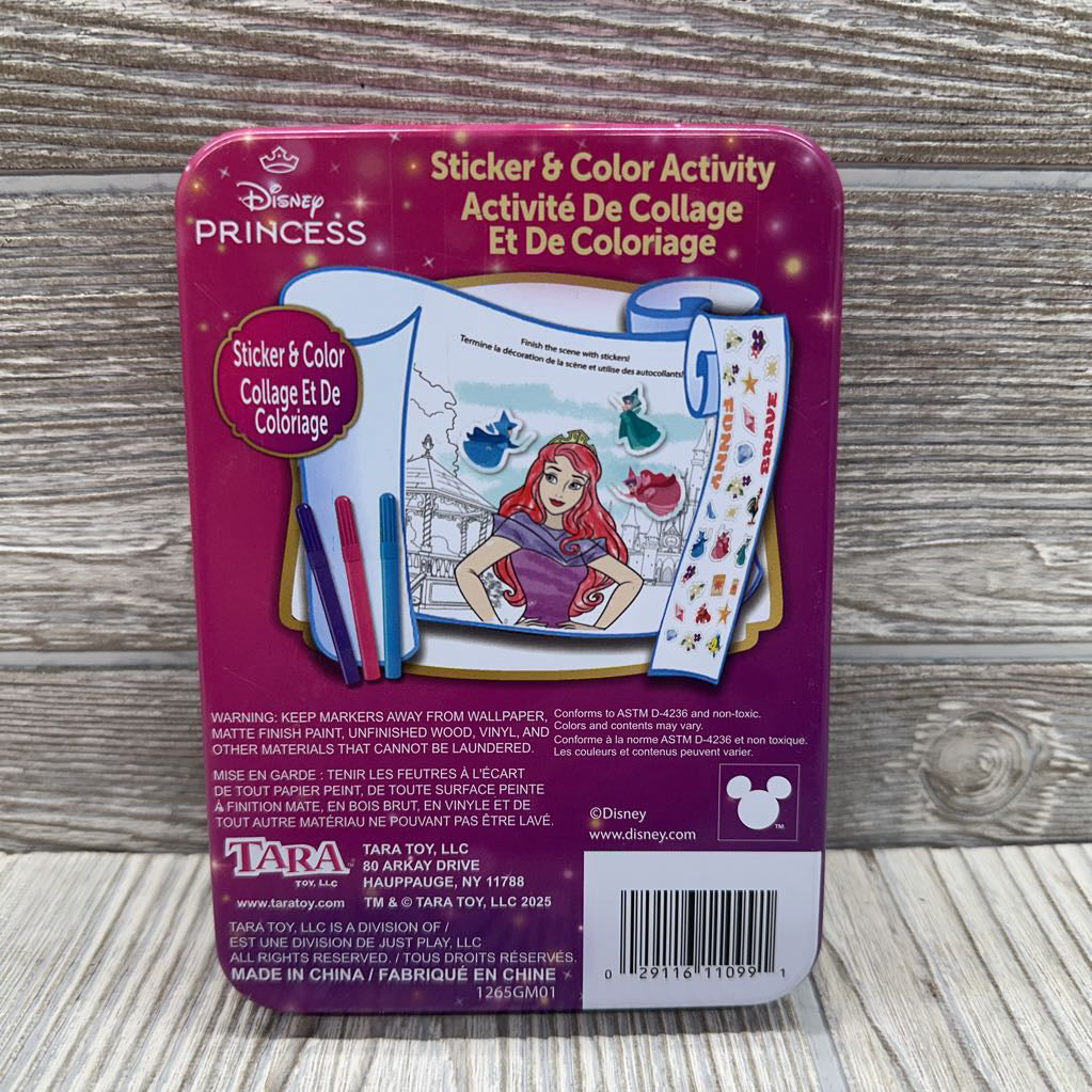 NEW Sticker & Color Activity Princess