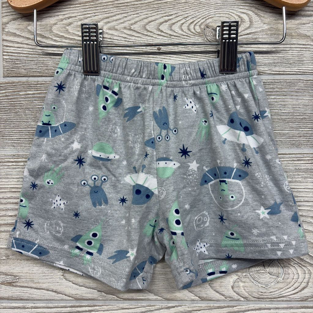 2 Pc Button Up PJs Aliens 12M