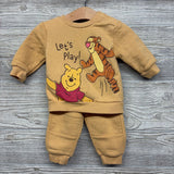 Crewneck Let's Play & Jogger Sweatpants 3-6M