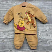 Crewneck Let's Play & Jogger Sweatpants 3-6M