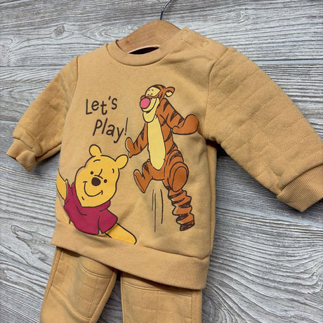 Crewneck Let's Play & Jogger Sweatpants 3-6M
