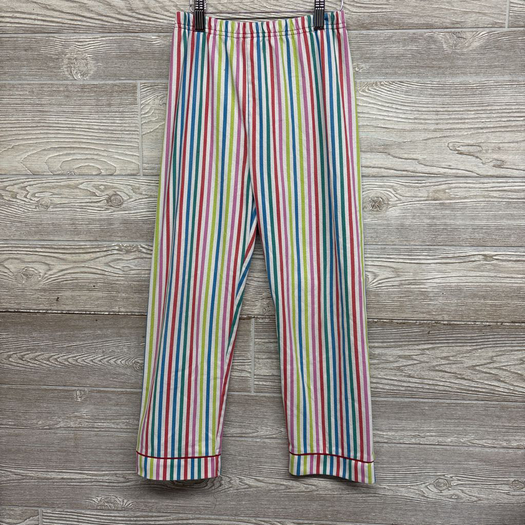 2 Pc LS Button Up PJs Stripes 7-8 *