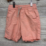 Pull On Drawstring Linen Blend Shorts 4T