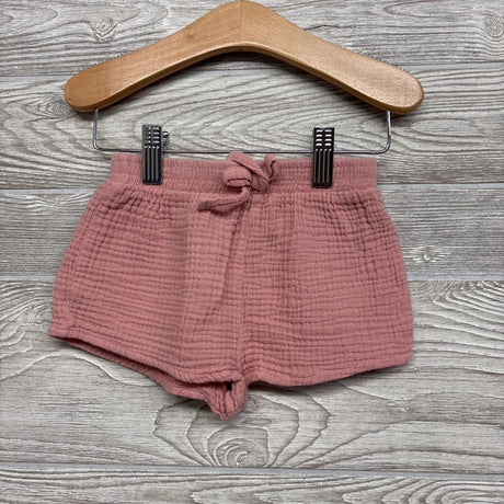 Gauze Bow Strap Eyelet Tank Top & Shorts 2T