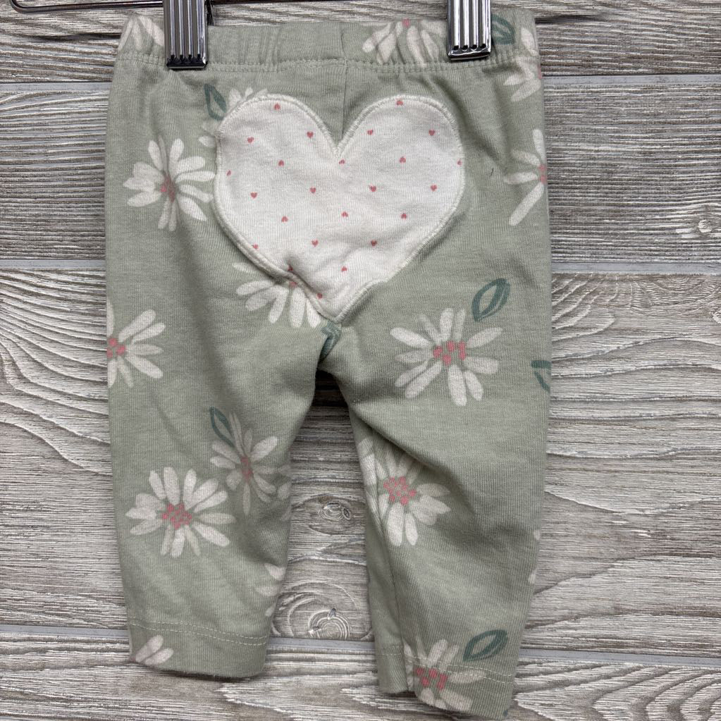 Bodysuit & Pants Flowers Heart Butt 3M