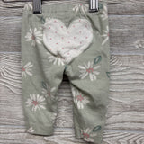Bodysuit & Pants Flowers Heart Butt 3M