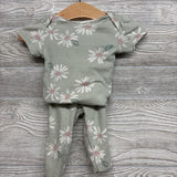 Bodysuit & Pants Flowers Heart Butt 3M