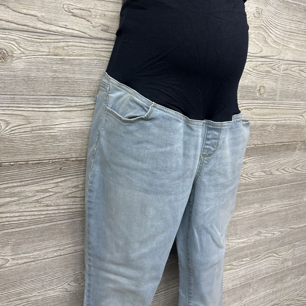 Cross Panel Skinny Jeans 12/Large