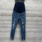 Full Panel Ripped Skinny Jeans Large