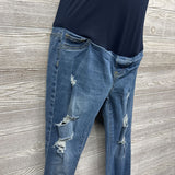 Full Panel Ripped Skinny Jeans Large