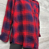 Plaid Button Up Shirt Medium