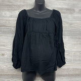 Square Neck Smocked Shirt Medium
