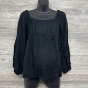 Square Neck Smocked Shirt Medium