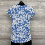 Tie Dye Shirt Red White & Blue Medium