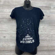 Ruched Shirt The Force Is Strong Large