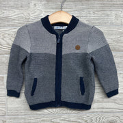 Zip Up Sweater Jacket Stripes 9M
