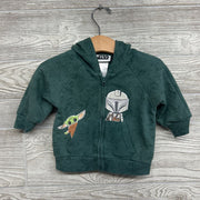 Full Zip Hoodie Baby Yoda Mandalorian 6-9M