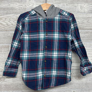 LS Button Up Shirt W/ Hood 4T