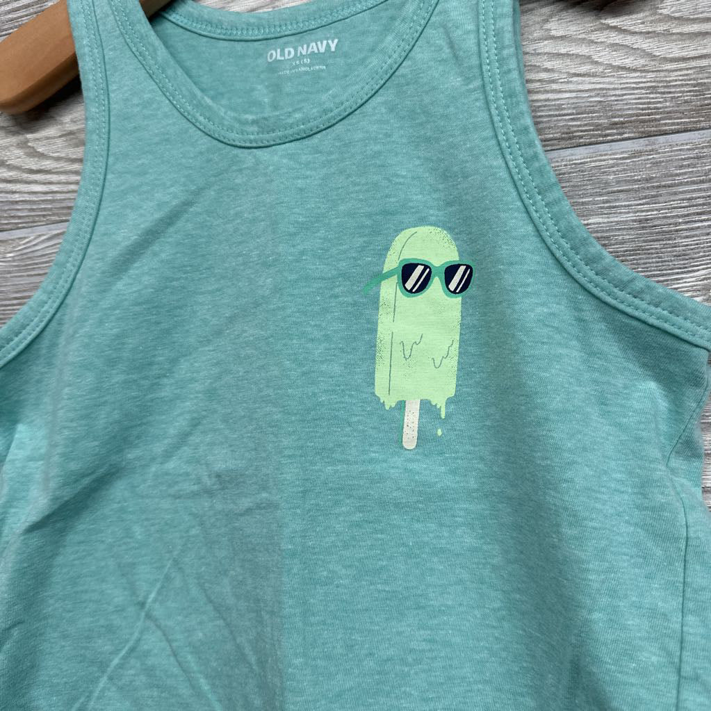 Tank Top Popsicle Wearing Sunglasses 5