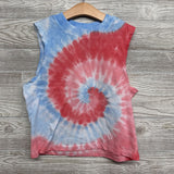 NEW Tank Top Tie Dye Raw Trim 6-7