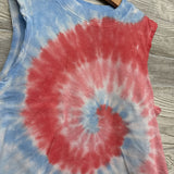 NEW Tank Top Tie Dye Raw Trim 6-7