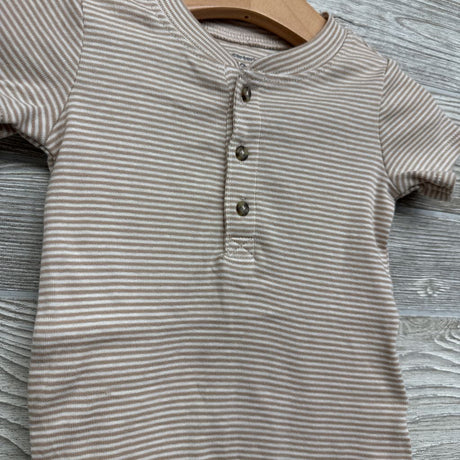 Henley Bodysuit Stripes 12M
