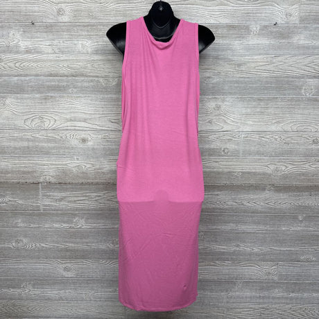 Ribbed Tank Henley Midi Dress XL
