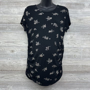 Ruched Shirt Flowers XL