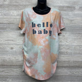 Rouched Shirt Tie Dye Hello Baby XL