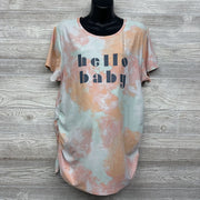 Rouched Shirt Tie Dye Hello Baby XL